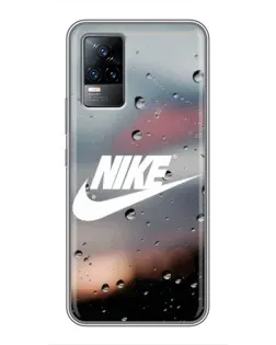 Чохол для Vivo V21 з картинкою «Nike у стилі ретро»