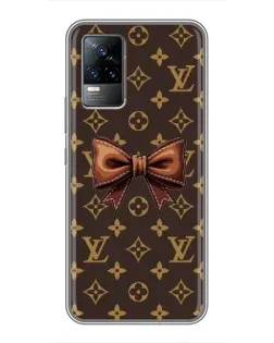 Чохол для Vivo V21 з картинкою «LV з бантом»