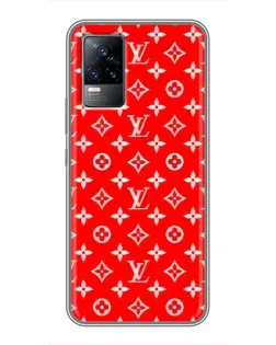 Чохол для Vivo V21 з картинкою «Яскравий паттерн LV»