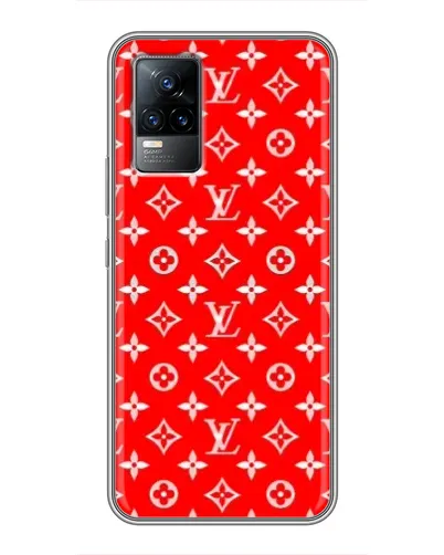 Чохол для Vivo V21 з картинкою «Яскравий паттерн LV»