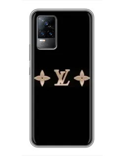 Чохол для Vivo V21 з картинкою «Louis Vuitton — мінімалізм»