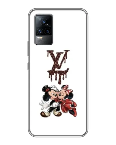 Чохол для Vivo V21 з картинкою «LV та Міккі Маус»