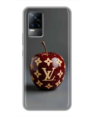 Чохол для Vivo V21 з картинкою «Червоне яблуко LV»