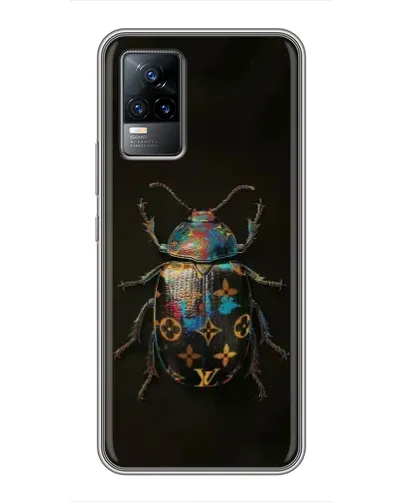 Чохол для Vivo V21 з картинкою «LV — мармуровий принт»