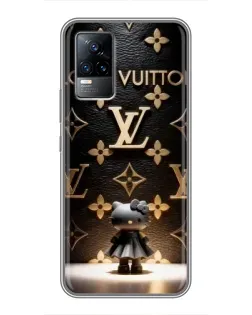 Чохол для Vivo V21 з картинкою «Монограма з фігурою»