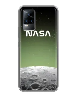 Чохол для Vivo V21 з картинкою «NASA — місячний градієнт»