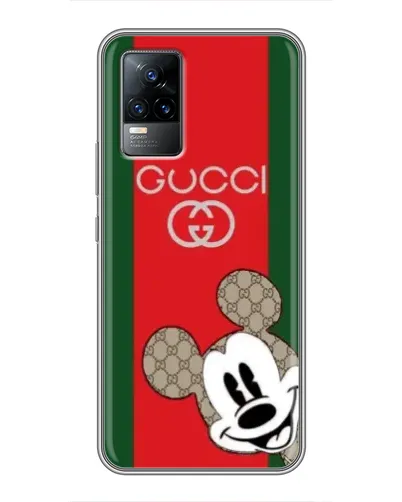 Чохол для Vivo V21 з картинкою «Gucci — смуги та Міккі» Чохол для Vivo V21 з картинкою «Gucci — смуги та Міккі»