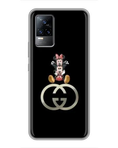 Чохол для Vivo V21 з картинкою «Мінні Маус на лого» Чохол для Vivo V21 з картинкою «Мінні Маус на лого»