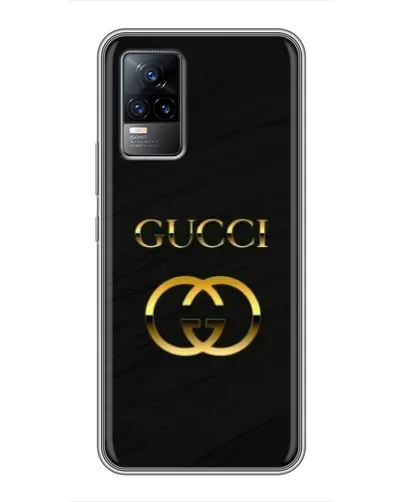 Чохол для Vivo V21 з картинкою «Золотий логотип Gucci» Чохол для Vivo V21 з картинкою «Золотий логотип Gucci»