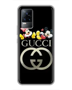 Чохол для Vivo V21 з картинкою «Gucci — герої Disney»