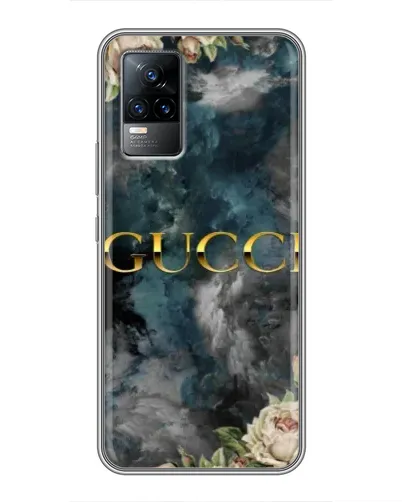 Чохол для Vivo V21 з картинкою «Абстрактні квіти Gucci» Чохол для Vivo V21 з картинкою «Абстрактні квіти Gucci»