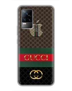 Чохол для Vivo V21 з картинкою «Gucci — брендований десерт»