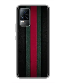 Чохол для Vivo V21 з картинкою «Gucci — неонова лінія»