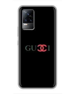 Чохол для Vivo V21 з картинкою «Gucci — червоний градієнт»