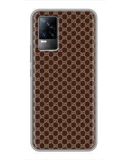Чохол для Vivo V21 з картинкою «Gucci — шоколадна сітка» Чохол для Vivo V21 з картинкою «Gucci — шоколадна сітка»