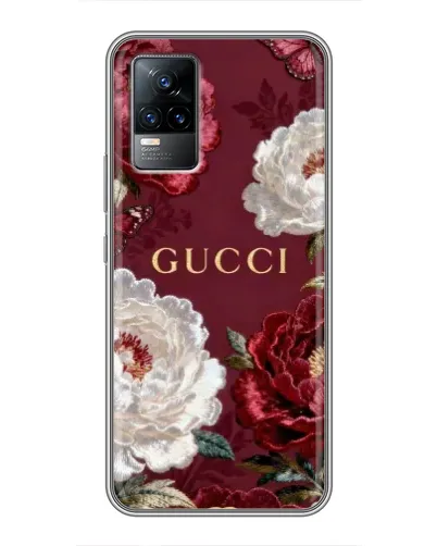 Чохол для Vivo V21 з картинкою «Gucci — бордові троянди» Чохол для Vivo V21 з картинкою «Gucci — бордові троянди»