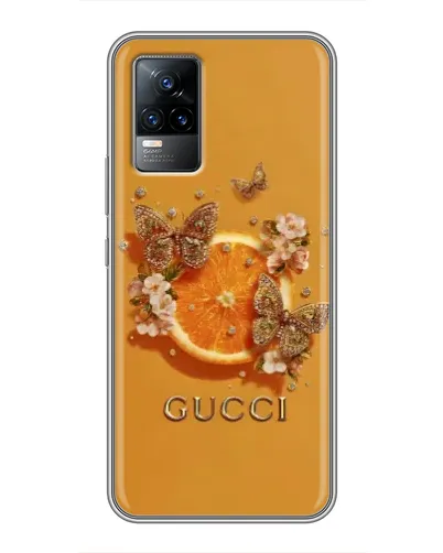 Чохол для Vivo V21 з картинкою «Gucci — золоті метелики» Чохол для Vivo V21 з картинкою «Gucci — золоті метелики»