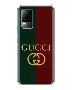 Чохол для Vivo V21 з картинкою «Gucci — темно-зелений градієнт» Чохол для Vivo V21 з картинкою «Gucci — темно-зелений градієнт»