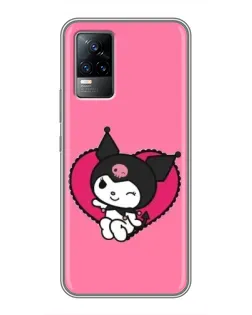 Чохол для Vivo V21 з картинкою «Kuromi — любов у серці»
