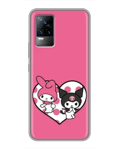 Чохол для Vivo V21 з картинкою «Kuromi та My Melody» Чохол для Vivo V21 з картинкою «Kuromi та My Melody»