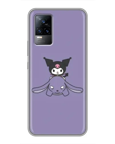 Чохол для Vivo V21 з картинкою «Kuromi на ліловому фоні» Чохол для Vivo V21 з картинкою «Kuromi на ліловому фоні»