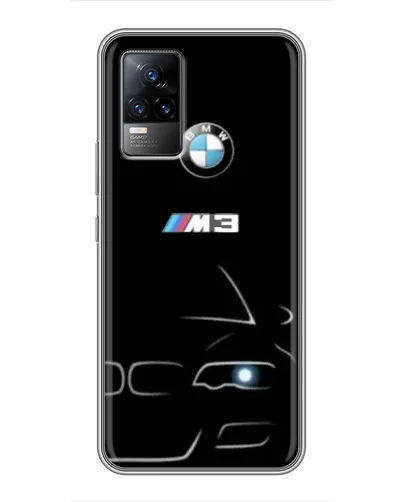 Чохол для Vivo V21 з картинкою «Мінімалістичний принт BMW M3» Чохол для Vivo V21 з картинкою «Мінімалістичний принт BMW M3»