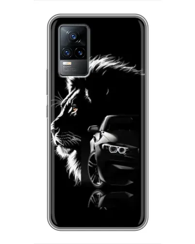 Чохол для Vivo V21 з картинкою «BMW та лев» Чохол для Vivo V21 з картинкою «BMW та лев»