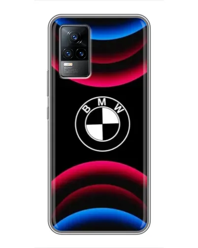 Чохол для Vivo V21 з картинкою «Логотип BMW та неонові дуги» Чохол для Vivo V21 з картинкою «Логотип BMW та неонові дуги»