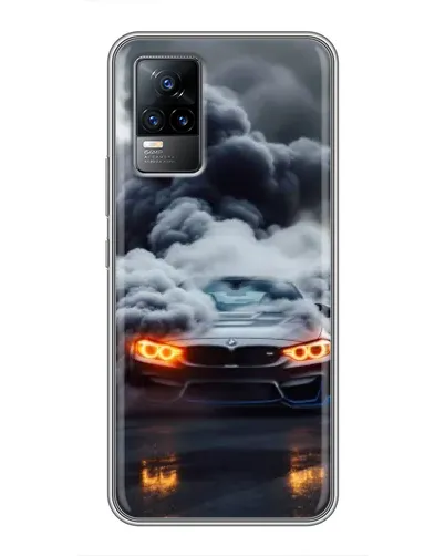 Чохол для Vivo V21 з картинкою «BMW у диму» Чохол для Vivo V21 з картинкою «BMW у диму»
