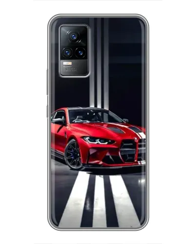 Чохол для Vivo V21 з картинкою «Червона BMW на дорозі» Чохол для Vivo V21 з картинкою «Червона BMW на дорозі»