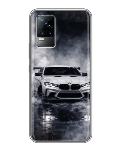 Чохол для Vivo V21 з картинкою «BMW крізь туман» Чохол для Vivo V21 з картинкою «BMW крізь туман»
