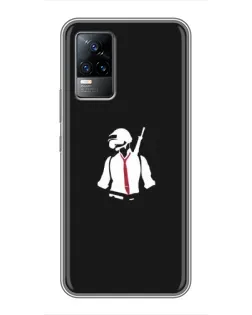 Чохол для Vivo V21 з картинкою «PUBG — силует воїна» Чохол для Vivo V21 з картинкою «PUBG — силует воїна»