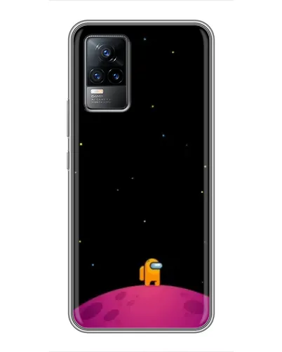 Чохол для Vivo V21 з картинкою «Самотній герой на планеті»