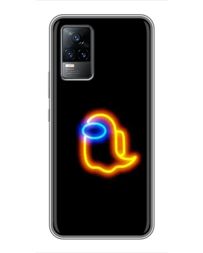 Чохол для Vivo V21 з картинкою «Among Us неонове сяйво»