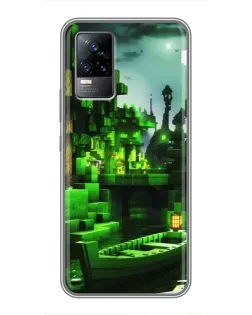 Чохол для Vivo V21 з картинкою «Minecraft лісовий пейзаж» Чохол для Vivo V21 з картинкою «Minecraft лісовий пейзаж»