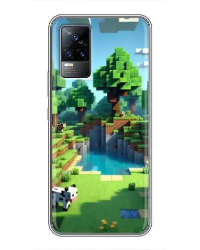 Чохол для Vivo V21 з картинкою «Minecraft літній день»