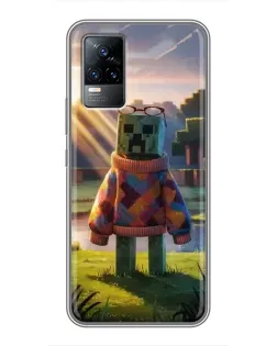 Чохол для Vivo V21 з картинкою «Кріпер у светрі»
