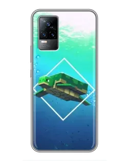 Чохол для Vivo V21 з картинкою «Черепаха Minecraft» Чохол для Vivo V21 з картинкою «Черепаха Minecraft»