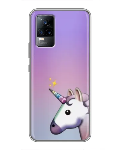 Чохол для Vivo V21 з картинкою «Єдиноріг градієнт»