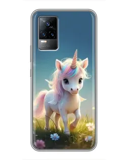 Чохол для Vivo V21 з картинкою «Єдиноріг на галявині» Чохол для Vivo V21 з картинкою «Єдиноріг на галявині»
