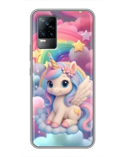 Чохол для Vivo V21 з картинкою «Маленький єдиноріг»