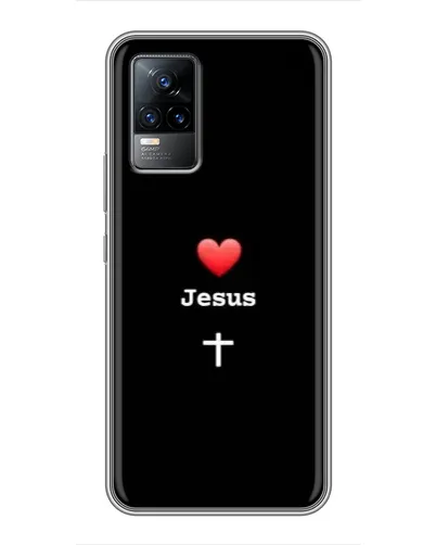 Чохол для Vivo V21 з картинкою «Серце - Jesus» Чохол для Vivo V21 з картинкою «Серце - Jesus»