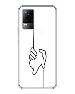 Чохол для Vivo V21 з картинкою «Рука тримає» Чохол для Vivo V21 з картинкою «Рука тримає»