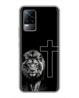Чохол для Vivo V21 з картинкою «Лев та Хрест» Чохол для Vivo V21 з картинкою «Лев та Хрест»