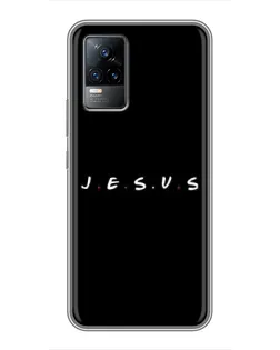 Чохол для Vivo V21 з картинкою «Крапки віри J.E.S.U.S.»