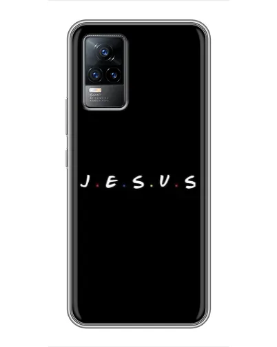 Чохол для Vivo V21 з картинкою «Крапки віри J.E.S.U.S.» Чохол для Vivo V21 з картинкою «Крапки віри J.E.S.U.S.»