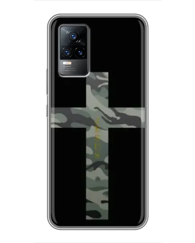 Чохол для Vivo V21 з картинкою «Мілітарі Хрест» Чохол для Vivo V21 з картинкою «Мілітарі Хрест»