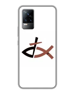Чохол для Vivo V21 з картинкою «Риба та хрест»