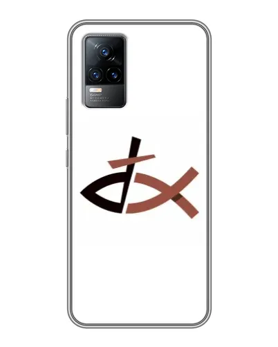 Чохол для Vivo V21 з картинкою «Риба та хрест» Чохол для Vivo V21 з картинкою «Риба та хрест»