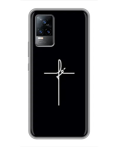 Чехол для Vivo V21 с картинкой «Тонкий крест» Чехол для Vivo V21 с картинкой «Тонкий крест»